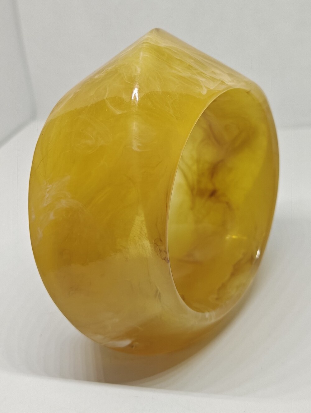 Vintage Massive Lucite Resin Chunky Bracelet